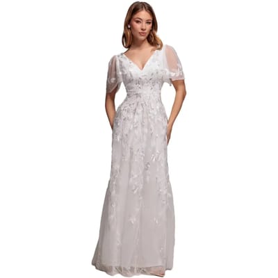 Damesjurk Goddiva Embroidered