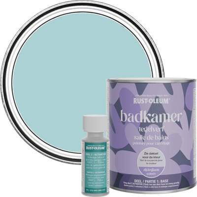Rust-Oleum Blauw Badkamer Tegelverf Hoogglans - Kleine Cycladen 750ml