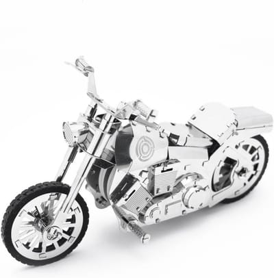 3D Metal Puzzel Motorfiets Modelbouw Set - DIY Rijdend Speelgoed
