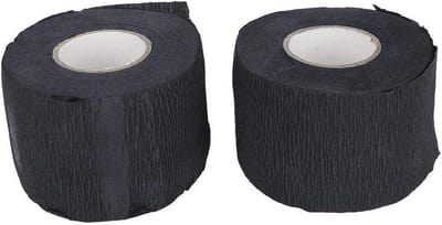 Nekpapier, Nek rekbaar papier, rekbaar papier, Zwarte haarwikkelstroken, Haarwikkelstroken, Nekstroken rekbaar papier voor professionele kapperssalon Kappers