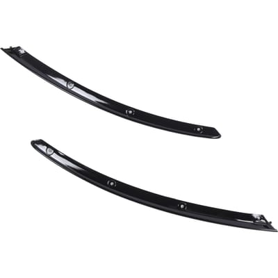 Ensemble de Garnitures de Lèvre Latérale Inférieure de Pare-chocs Avant Noir Brillant 1188856402 Remplacement pour AMG CLA 35 Shooting Brake X118 Avant Facelift black