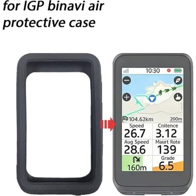 Voor Igpsport Binavi Air Siliconen Hoesje Schermbeschermer Film Beschermhoes Voor Gps Fietscomputer Skin Fietsaccessoire zwart