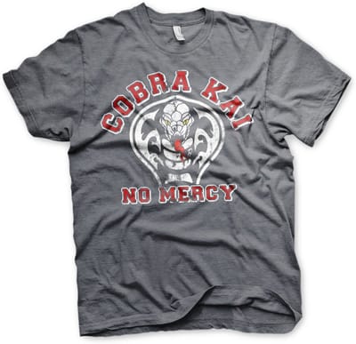 Cobra Kai No Mercy T-shirt Dark-Heather