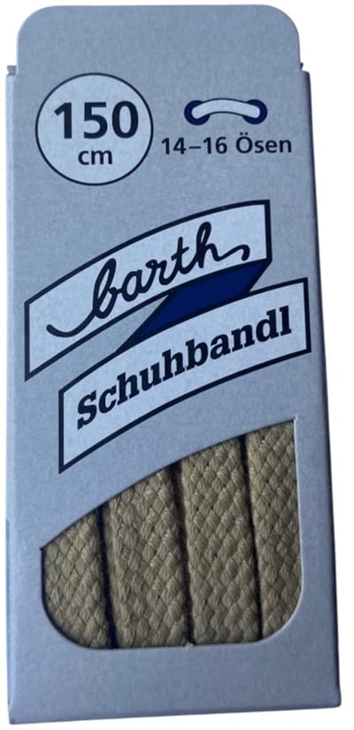 Veters - Beige - Platte - 150 CM  (Barth)