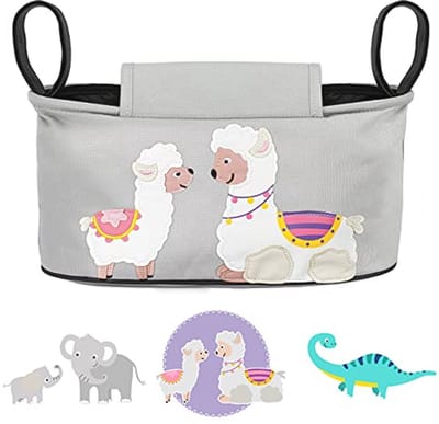 Praktische Kinderwagen Organizer - Ruimte voor Speelgoed, Pampers en Meer | Opbergzak voor Kinderwagens