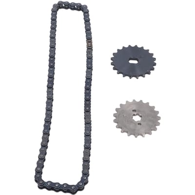 420 Ketting Set 19T Voorste Tandwiel 20T H Gat Achterste Tandwiel Stalen Ketting Accessoire voor Vervanging