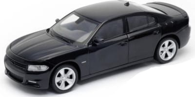 Welly Modelauto - Dodge Charger R/T 2016 - zwart - 21 cm - Schaal 1:24 - Speelgoedauto