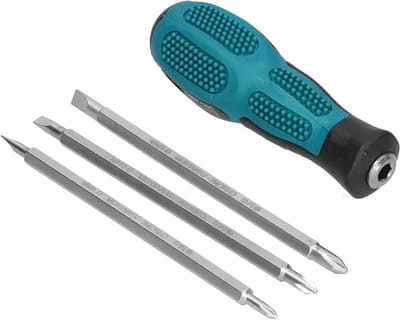 Bit Set met Antislip Slotting Tool - 3-delige Schroevendraaier Set - Inclusief Kruis Bits - Voor Industriële Service en Reparaties