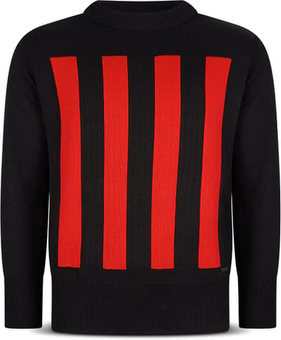 FC Kluif 'I Rossoneri' knitted trui - Maat S / Small - AC Milan inspired - Heren lifestyle pullover