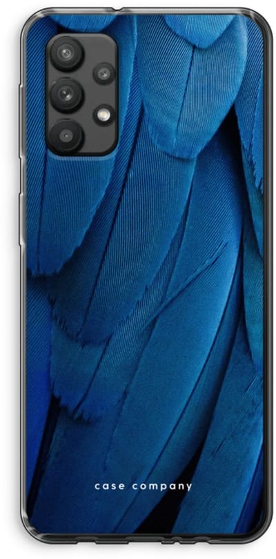Hoesje geschikt voor Samsung Galaxy A32 4G hoesje - Pauw - Soft Cover Telefoonhoesje - Bescherming aan alle Kanten en Schermrand