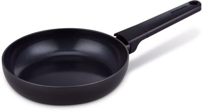 Brabantia VANTA Koekenpan - Ø 20cm - 100% PFAS Vrij - Keramische Antiaanbaklaag Titanium Versterkt - Inductie Koekenpan - Zwart