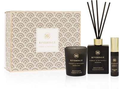 Riverdale - Geschenkset - Forest & Patchouli - Small - Multicolour - Geurstokjes, geurkaars en huisparfum