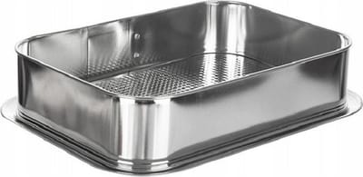 Tortownica rechthoekige springvorm - Bakvorm - Cakevorm - 34 x 24 x 8 cm zilver