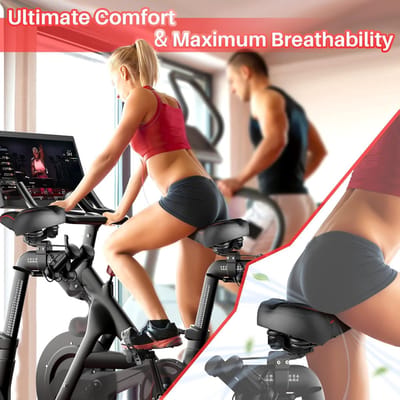 Extra Breed Fietszadel voor Peloton en Hometrainer - Comfortabel Vervangend Zadel voor Heren en Dames