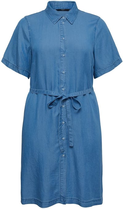 Vero Moda Curve Denim jurk VMCBREE Korte jurk