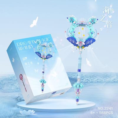 Baguette magique de fantaisie blocs de construction jouet fée enfants filles cadeau jouets ornements No box