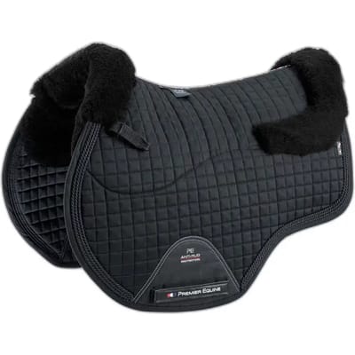Premier Equine Pony Cc Merino Wool European Gp/jump Square Zadeldekje Zwart Pony