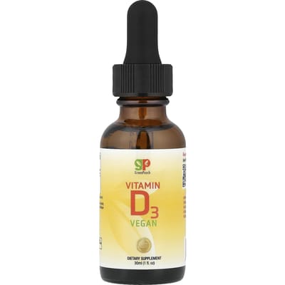 GreenPeach, Vitamine D3 Végétale, 40 mcg (1 600 UI), 30 ml (1 fl oz)