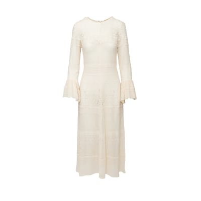 Geborduurde lange jurk van Saint Laurent - jaren 2010