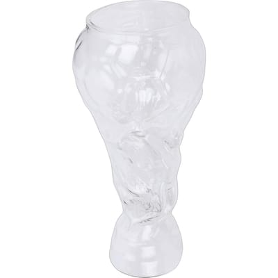 Voetbal Trofee Bierglas 450ml Verzamelaar Voetbal Trofee Bierglas voor Sportfans Mannen Feesten white