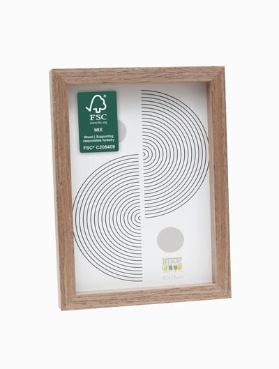 Deknudt Frames fotolijst - bruine houtkleur - strak - hout - FSC Mix - 10x15