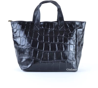 Giuliano handtas Adelaide - Zwart - Dames - Made in Italy