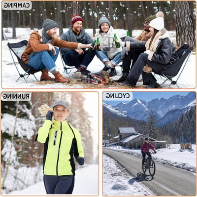 Warme Unisex Winter Gebreide Handschoenen met Dikke Fleece en Elastische Manchet voor Smartphone Gebruik