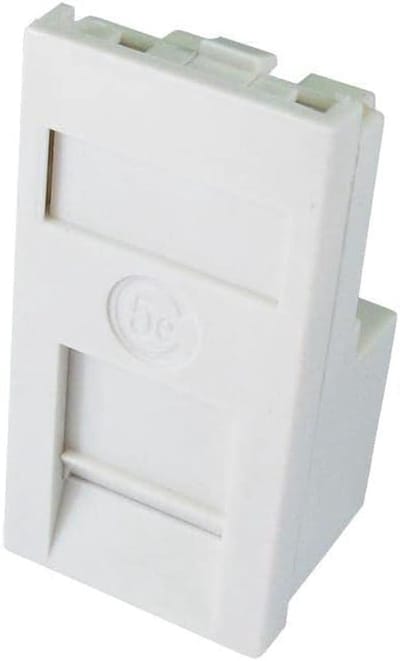 Keystone Jack Kit - Netwerk Connector - Kabel Beheer - Eenvoudige Installatie - Wit
