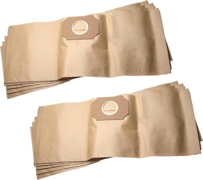 10 Stuks Papieren Stofzuigerzakken voor Stofzuigers, 61,3 cm x 24,1 cm