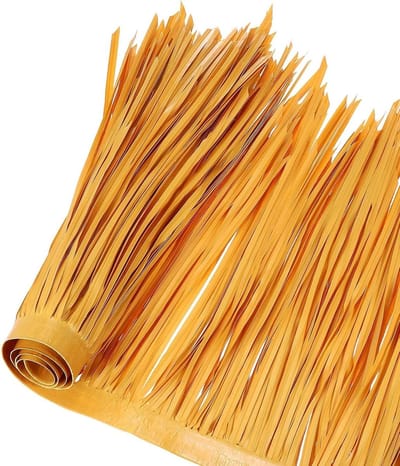 Kunstmatige Stro Rollen - Tiki Dakrand Palmblad Decoratie - Tropische Sfeer Creëren - Waterdicht PE Materiaal
