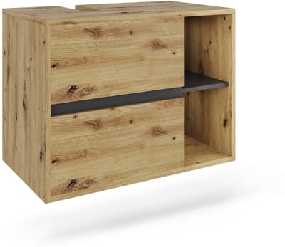 Vicco Viola Wastafelonderbouw – 80 x 60 cm met 2 laden Artisanaal/grijs
