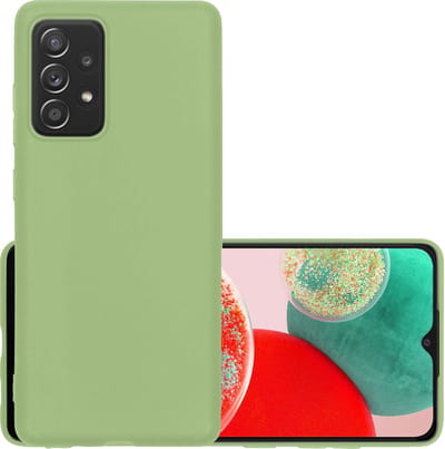 Hoesje - Geschikt voor Samsung Galaxy A23 - Sterk & Shockproof - Hoes Cover - Siliconen Case - Groen