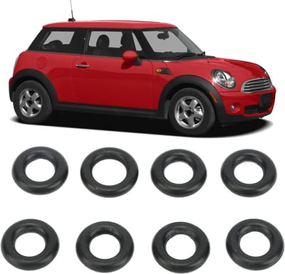 8-delige O Ring Kit voor Brandstofinjectoren - Sterke Dichting Vervanging voor Mini Cooper R56 R57 R52 R53 R60 R55