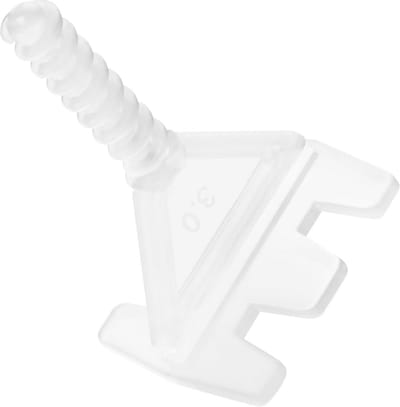 200x Tegelnivelleersysteem Schroefdraadbasis 3mm - Perfecte Vloer- en Wandtegels