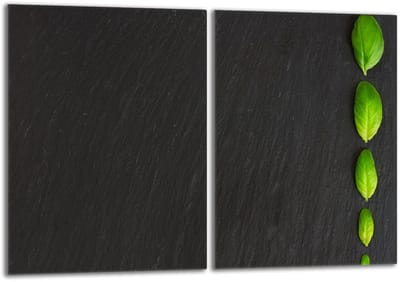 TMK ArtDeko Serie - Glazen Beschermplaat - 2x40x52 - Gehard Glas - Modern Design