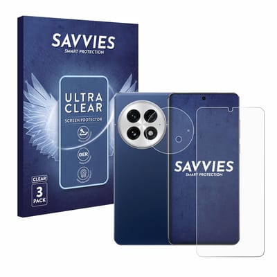 Savvies - Screenprotector voor OnePlus 13 (Voor+Camera) - Folie Beschermfolie transparant 6 Stuks