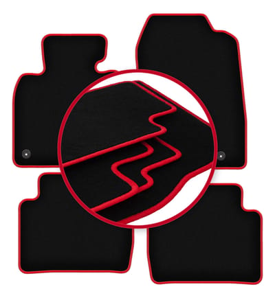 CARLUX-RED automatten voor: Mazda CX-5 II SUV (2017-)