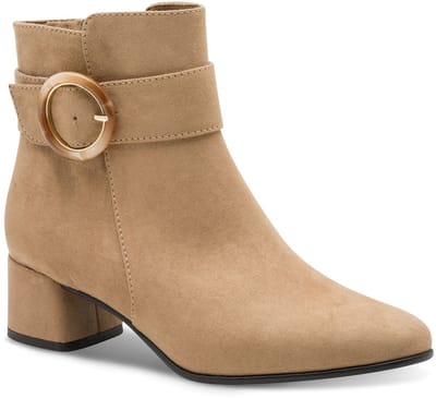 MARCO TOZZI Enkellaarsjes - Dames - Beige - Maat:40