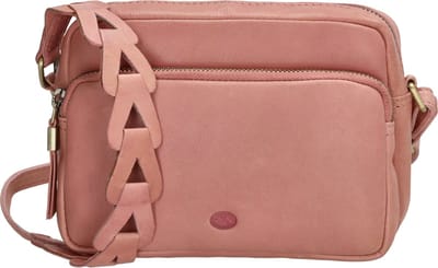 Hide & Stitches Daydreamer Crossbody Schoudertas - Leren Dames Tas - Lichtroze