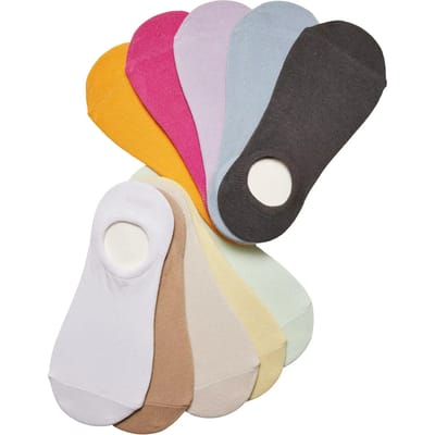 Urban Classics - No Show 10Pack Enkelsokken - 39/42 - Multicolours
