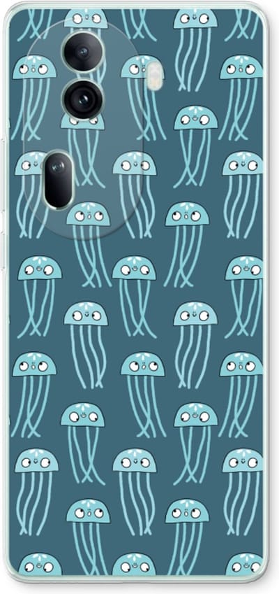 Case Company® - Hoesje geschikt voor Oppo Reno 11 Pro hoesje - Kwallie - Soft Cover Telefoonhoesje - Bescherming aan alle Kanten en Schermrand