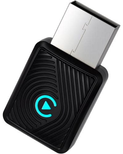 TIM® Carplay dongle - Android Auto Dongle - Carlinkit - Zwart - 10cm x 7cm x 2cm