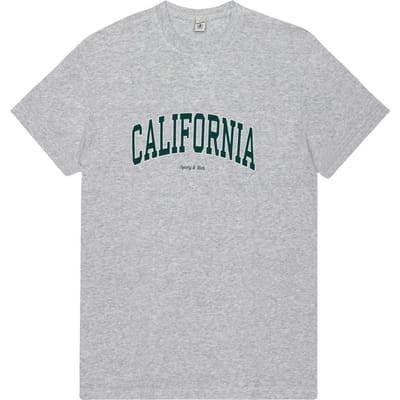 SporTy   Rich Unisex T-shirt heaTher Gray To043622501gy03 TO043622501GY03 HEATHER GRAY (XS) white
