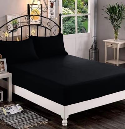 Comfort & Care Apparel | Hoeslaken | 100x200 | Jersey | Zwart