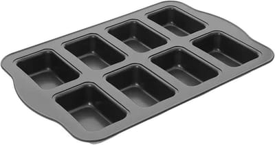 Bakvorm Vierkant - Broodvorm Cakevorm - Bakken Thuis - Roestvrij Staal - 36x24x3cm - Grijs