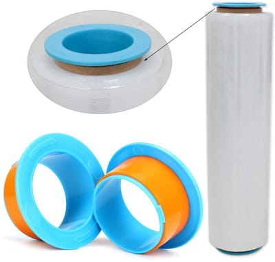 Dailygoody - Stretch Film Pallet Krimpfolie - Hand Saver Protector Dispenser - Lichtgewicht - 2 Stks Set - Geschikt voor Handmatig Gebruik - Or...