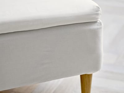 Södahl organic Calm Hoeslaken topper 90 x 200 x 8 cm Offwhite