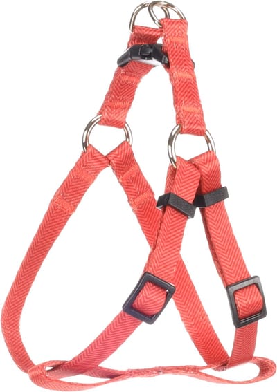 Flamingo - Hond Harnas Step&Go Noekie Oranje XS 20-35cm 20-35cm 10mm