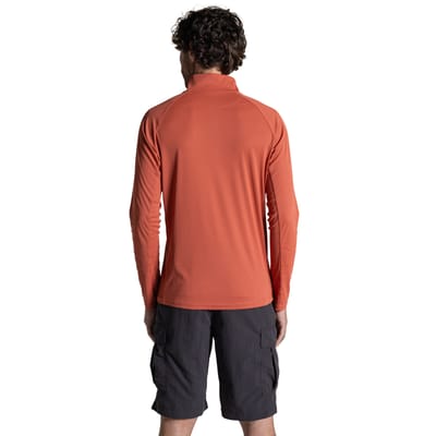 Craghoppers Heren Nosilife Half Zip Pullover (Donkere Sahara)