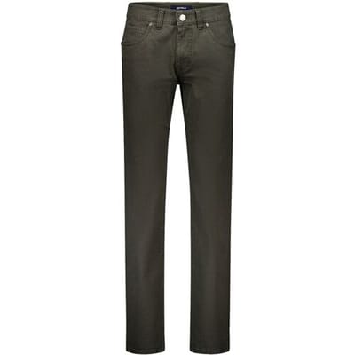 Gardeur Broek Bill Everyday Fine Patterned Cotton Soft Touch Comfort Stretch Khaki / male